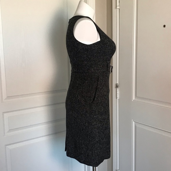 BANANA REPUBLIC BLACK & WHITE TWEED DRESS - Picture 3 of 7